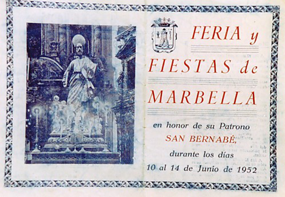 Feria y Fiestas de San Bernabé 1952 Marbella